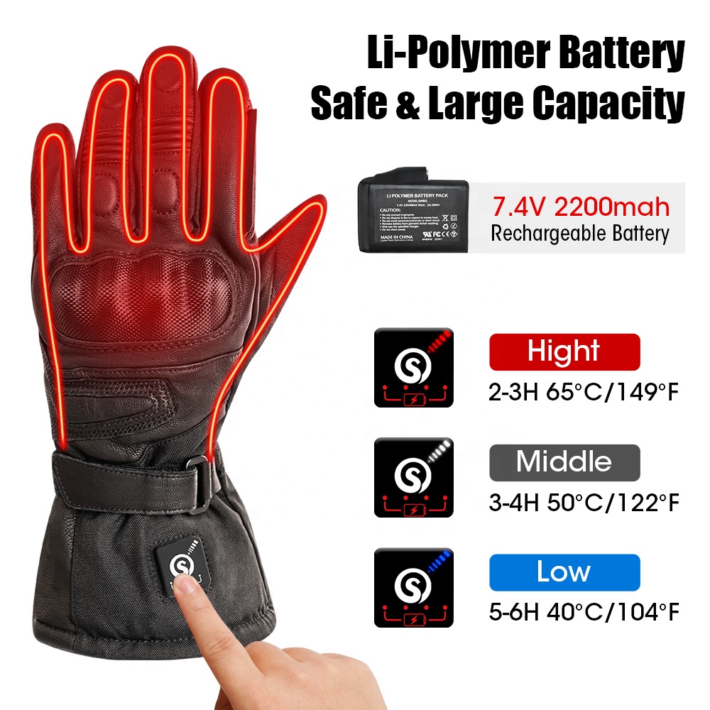 Yüksek Kaliteli, Orijinal Deri - Heated Gloves Electric incelemesi ve fiyatı